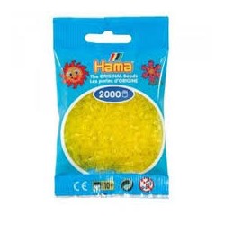 Hama beads amarillo traslúcido