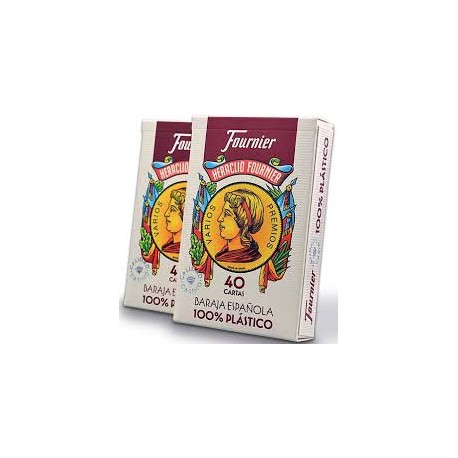 Fournier Baraja Española Plástico 40 Cartas Casino