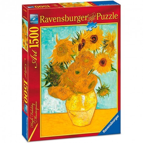 Puzzle Ravensburger de 1500 piezas. Los Girasoles. Van Gogh