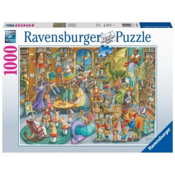 Puzzle de  Ravensburger de 1000 piezas Medianoche en la biblioteca