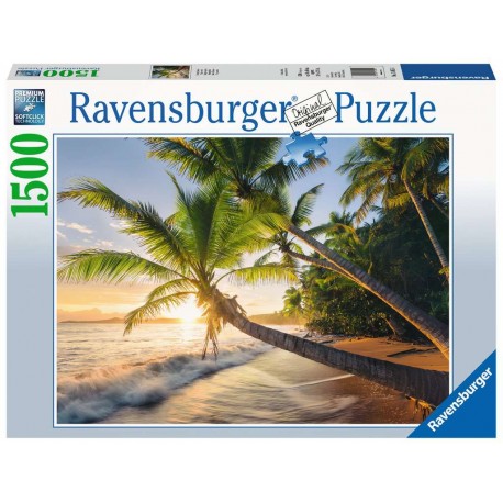 Puzzle Ravensburger de 1500 piezas Playa secreta