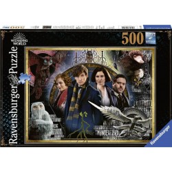 Puzzle Ravensburger de 500 piezas Animales fantásticos: el crimen de Grindelwald