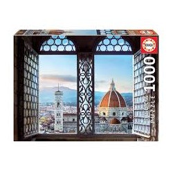 Puzzle Educa 1000 piezas Vistas de Florencia