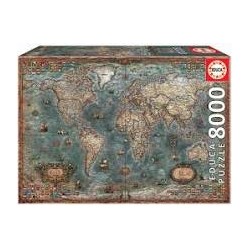 Puzzle Educa 8000 piezas. Mapamundi histórico