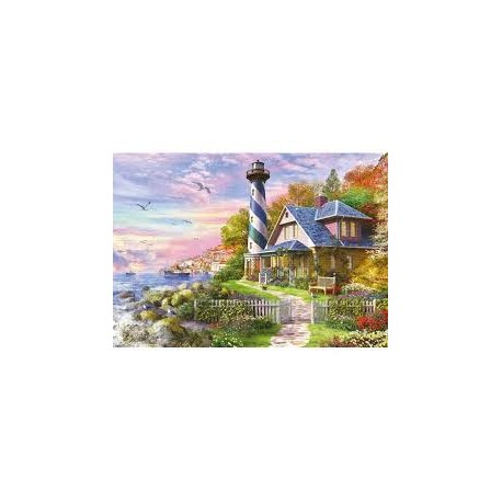 puzle Educa 4000 piezas Faro en Rock Bay