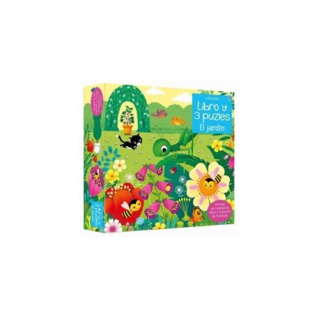 Libro y puzzle Jardin