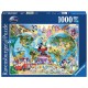 Puzzle Ravensburger de 1000 piezas Mapa de Disney