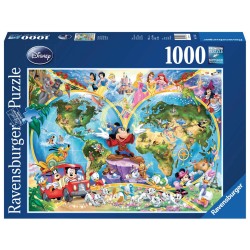 Puzzle Ravensburger de 1000 piezas Mapa de Disney