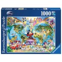 Puzzle Ravensburger de 1000 piezas Mapa de Disney