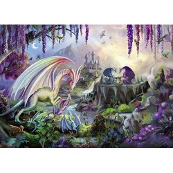 Puzzle Ravensburger de 2000 piezas.El valle del dragón