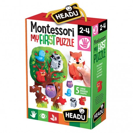 MY FIRST PUZZLE MONTESSORI 2 4 AÑOS HEADU