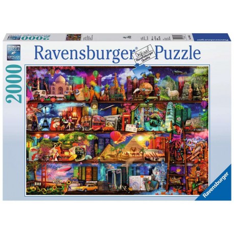 Puzzle Ravensburger Milagroso Mundo de los Libros de 2000 Piezas