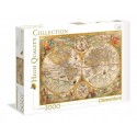 Puzzle Clementoni Mapa Antiguo del Mundo de 2000 Piezas