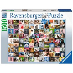 Puzzle Ravensburger 99 Gatos de 1500 Piezas
