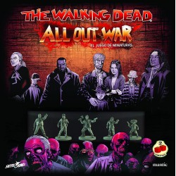 The walking dead. All out war. El juego de miniaturas