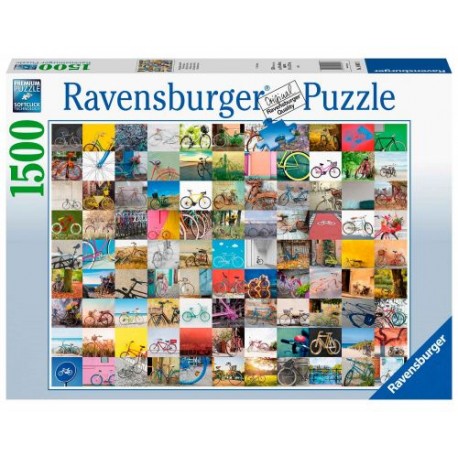 Puzzle Ravensburger  1500 piezas 99 Bicicletas y Más...