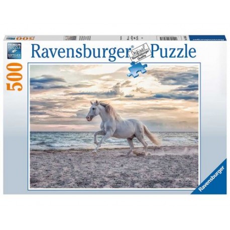 Puzzle Ravensburger de 500 Piezas Caballo Blanco