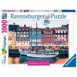 Puzzle Ravensburger  de 1000 Piezas Copenhague, Dinamarca