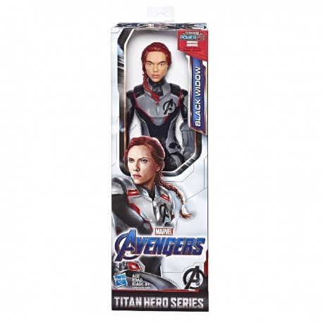 Muñeco articulado Viuda negra con trenza. Titan Hero Series