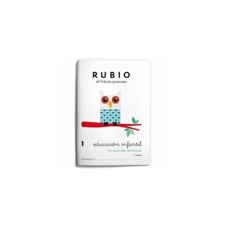 RUBIO. LOS ANIMALES DEL BOSQUE. EDUCACION INFANTIL 1