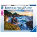 Puzzle Ravensburger de 1000 piezas. Atardecer en Big Sur