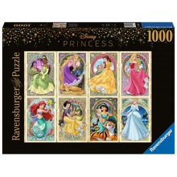 Puzzle Ravenburger de 1000 piezas. Princesas Art Nouveau