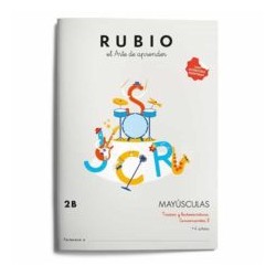 Rubio. El arte de aprender (con divertidas pegatinas) MAYÚSCULAS 2B