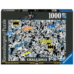 PUZZLE  de Ravensburger CHALLENGE BATMAN DC COMICS 1000PZ