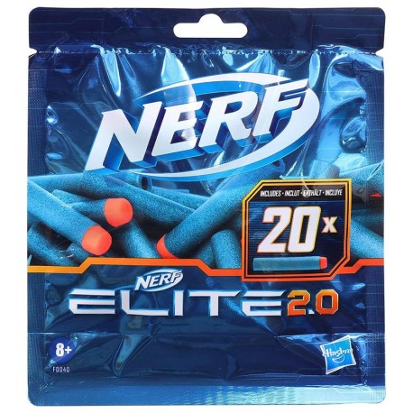 NERF PACK 20 DARDOS ELITE 20