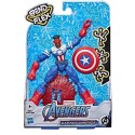 HASBRO AVENGERS FIGURAS BEND AND FLEX CAPTAIN AMERICA FALCON