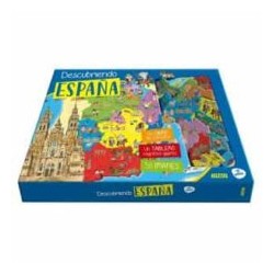 DESCUBRIENDO ESPAÑA (LIBRO + TABLERO + IMANES)