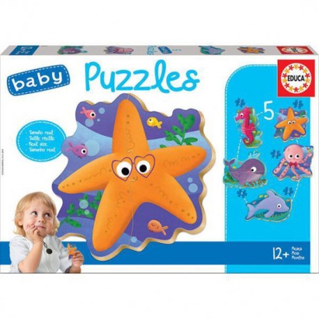 Puzzle Baby Animales Del Mar