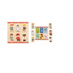 PUZZLE PROFESIONES. Madera