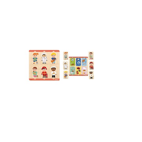 PUZZLE PROFESIONES. Madera