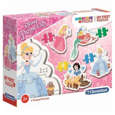 PUZZLE DE PRINCESAS DISNEY 3 6 9 12