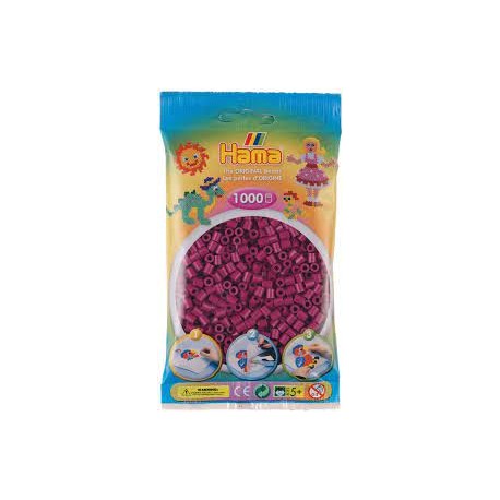 HAMA BEADS: BEADS MIDI 1000 COLOR 82 CIRUELA