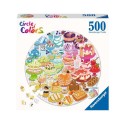 Puzzle Ravensburger Circular Postres de 500 Piezas