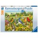 Puzzle Ravensburger Pájaros en el Prado de 500 Piezas