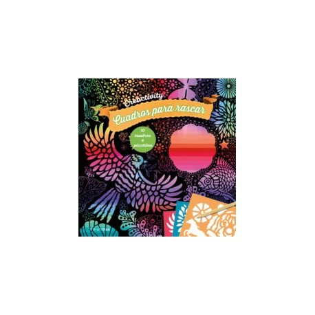 CREACTIVITY. CUADROS PARA RASCAR. ARCO IRIS