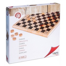 Cayro - Damas 10 x 10 - Juego de mesa tradicional - Juego para niños - Juego de mesa