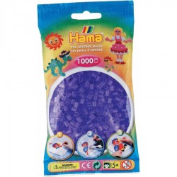 Hama beads Midi lila traslúcido mil piezas