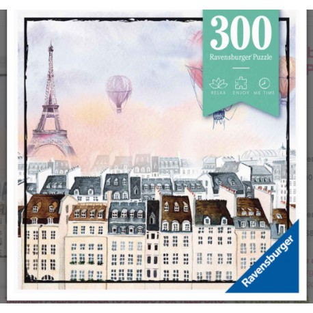 Puzzle Ravensburger Moment Globos Sobre París de 300 Piezas