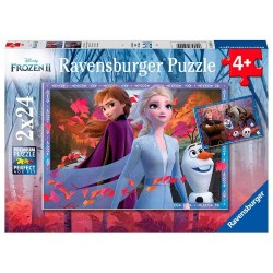 Puzzle Frozen 2x24 piezas