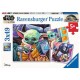 Puzzle Ravensburger The Mandalorian Momentos Grogu de 3x49 Pzs