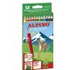 LAPICES COLORES ALPINO 654 CAJA DE 12 COLORES SURTIDOS LARGOS 28327 ALPINO (LIBROS)