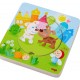 Puzzle de madera Animalitos multicolores