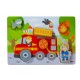 Haba Puzzle con forma de camión de bomberos