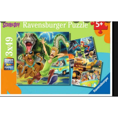 3 x 49 puzle Ravensburger Scooby-Doo!