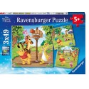 Puzzle Ravensburger Disney Winnie The Pooh de 3x49 Piezas