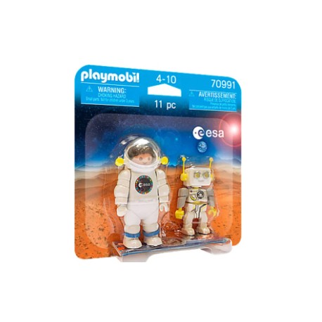 Playmobil Duo Pack astronauta esa y Robert